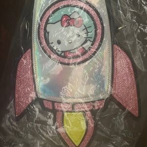Loungefly X Hello Kitty Rocket ship crossbody bag